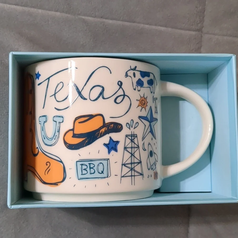 STARBUCKS Texas Ceramic Mug Been There Series 14oz 2019 - Picture 7 of 10